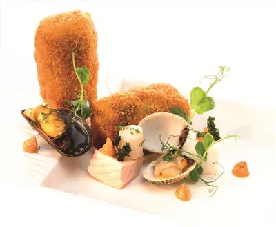 Croquettes artisanales -  Mer du Nord (crevettes grises, cabillaud, et moules) * | Croquettes de 65 g | Par 12 p