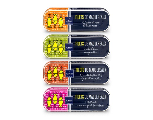 Perle des Dieux - Maquereaux | Filets | Filets huile olive Extra Vierge
