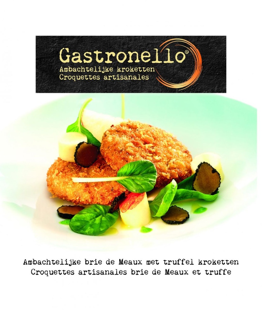 Croquettes artisanales - Brie de Meaux et Truffe | Croquette de 65 g | Par 12 p